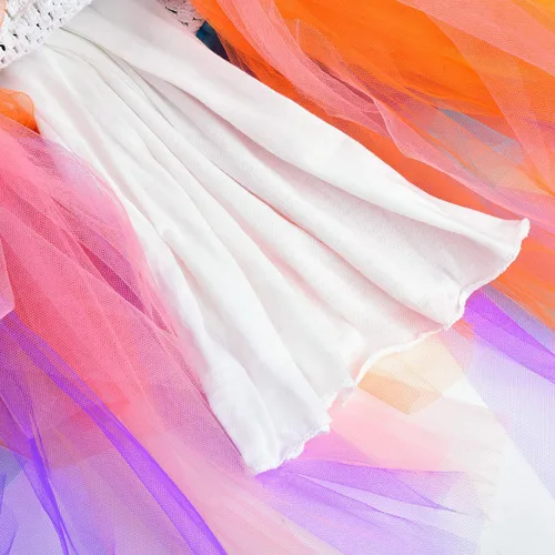Vista 8 de JerrisApparel Disfraz de unicornio para niñas con diadema