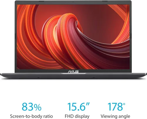 Vista 2 de ASUS VivoBook 15 R565 - Portátil delgado y ligero, pantalla táctil FHD de 15.6 pulgadas, procesador Intel Core i5-1135G7, gráficos Iris Xe, 8 GB