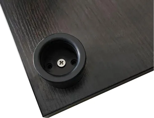 Vista 8 de JT Gabinete de exhibición de cristal, gabinete de exhibición Curio con Negro
