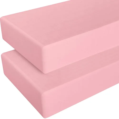 Vista 17 de NTBAY - Sábana bajera ajustable para cuna para bebé, color sólido y suave, 28.0 x 52.0 pulgadas Soft Fitted Crib Sheet with Full Elastic and 8