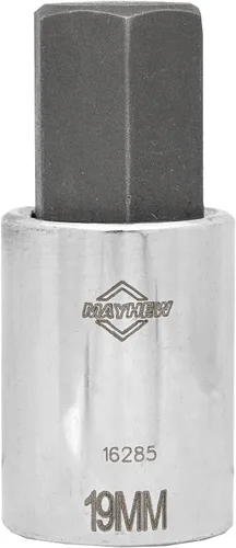 Vista 8 de Mayhew Tools 16020 Juego de brocas hexagonales métricas, cromadas, 5 piezas