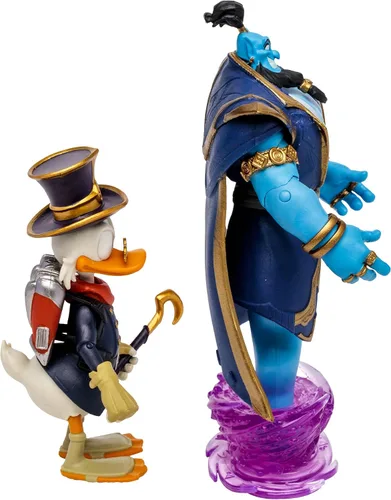 Vista 12 de McFarlane Toys - Disney Mirrorverse Genie Scrooge McDuck de 5 pulgadas y Goofy 7 pulgadas, figura de acción 3 unidades, etiqueta dorada, exclusiva