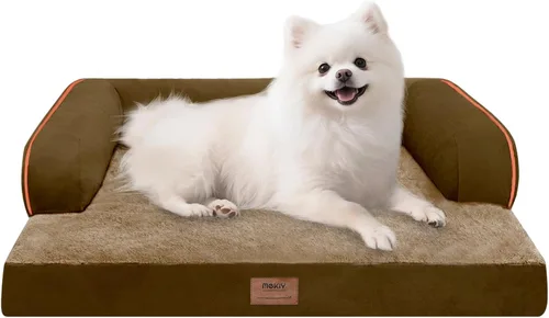 Vista 52 de Cama pequeña para perros y sofá para gatos, camas ortopédicas impermeables para perros pequeños, cama para gatos, sofá para mascotas cómodo