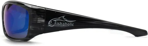 Vista 7 de Fishoholic Pro Series - Gafas de sol polarizadas para pesca con goma, protección solar UV400, regalo de pesca Rubber Accents with Hard Case and