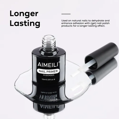 Vista 3 de AIMEILI Base de gel UV LED para polvo acrílico y gel constructor de uñas