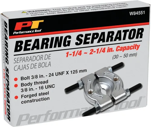Vista 2 de Performance Tool W84551 Divisor de rodamientos de 1-1/4 pulgadas a 2-1/4 pulgadas
