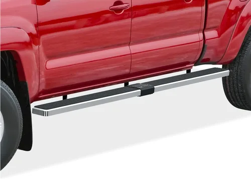 Vista 18 de APS Estribos rueda a rueda de 6 pulgadas compatibles con Toyota Tacoma 2005-2023 doble cabina de 6 pies