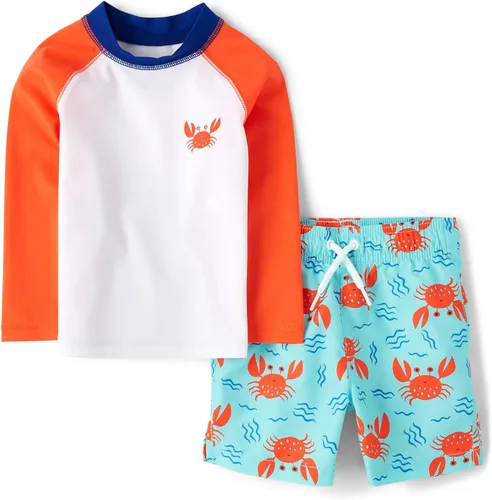 Vista 5 de The Children's Place Conjunto de 2 piezas de camiseta de manga larga para bebés y niños pequeños