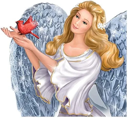 Vista 2 de The Bradford Exchange Forever with You - Figura de ángel con alas de cristal iluminada
