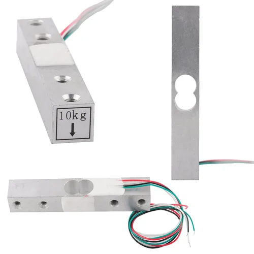 Vista 2 de 2 piezas de sensor de peso de celda de carga digital 1kg 5kg 10kg 20kg de alta precisión, celdas de carga miniatura para Arduino, electrónica DIY