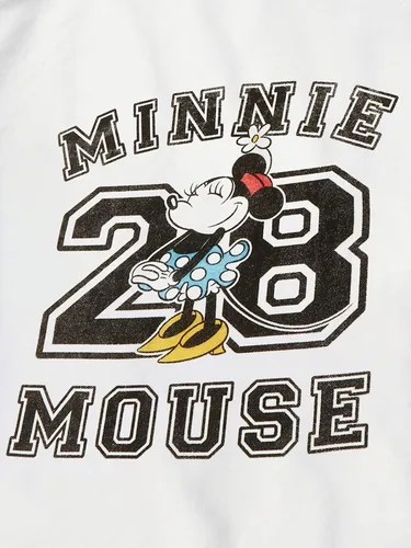 Vista 2 de Disney Characters Minnie Mouse - Camiseta universitaria para niña