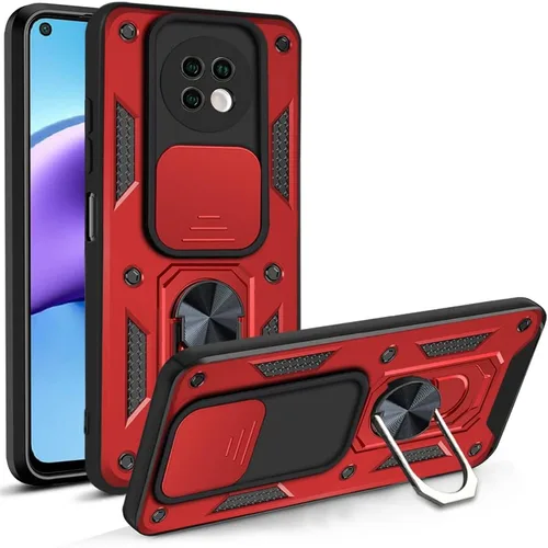 Vista 65 de Compatible con Tecno Camon 18P Bracket Shell, Slide Camera Lens Cover Case Azul