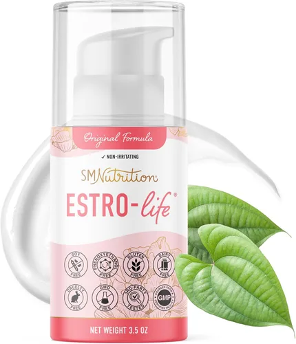 Vista 9 de Advanced Estro-Life Crema equilibrante para la piel para mujeres Crema cosmética para la piel con estriol, ñame silvestre, cohosh negro, vitamina