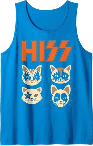 Vista 9 de Camiseta sin mangas Hiss Funny Cats Kittens Rock Rockin Negro