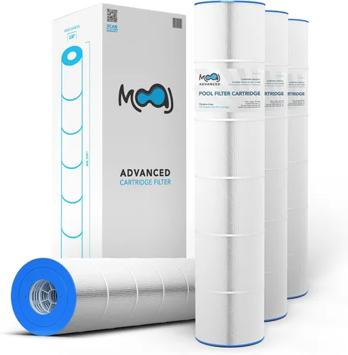 Vista 7 de MOAJ Paquete de 4 filtros avanzados para piscina que sustituyen a Hayward SwimClear C2025, CX470E, CX470-XRE, CX480, CX480-XRE, PA56SV, C-7458
