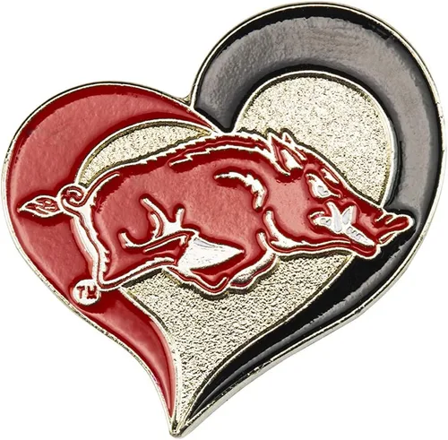 Vista 5 de aminco NCAA - Pin de corazón de remolino unisex