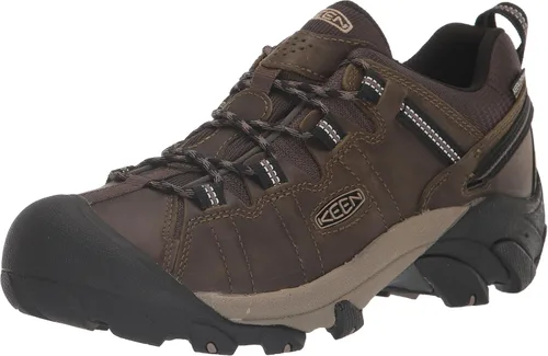 Vista 10 de KEEN Men's Targhee 2 Low Height Waterproof Hiking Shoes Bisonte/Brindle