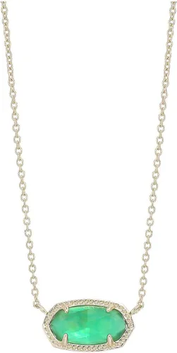 Vista 156 de Kendra Scott - Collar Elisa con dije para mujer, joyería de moda, chapado en oro de 14 quilates