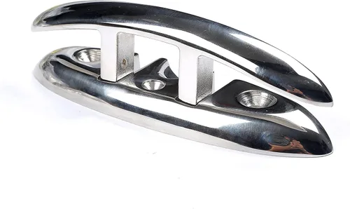 Vista 4 de ISURE MARINE Tacos plegables para barcos de 6 pulgadas, acero inoxidable 316 de grado marino