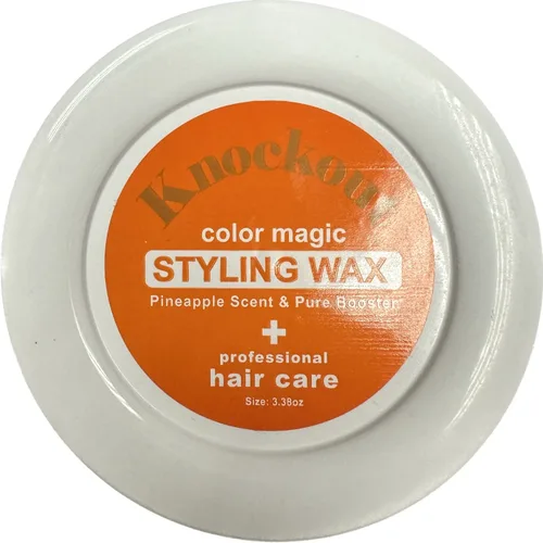 Vista 8 de Knockout Color Magic Hair Styling Wax (01 Charcoal)