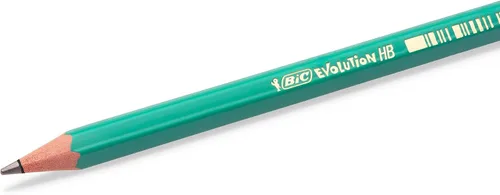 Vista 3 de BIC Ecolutions Evolution 655 HB - Lápiz con borrador (12 unidades), color verde