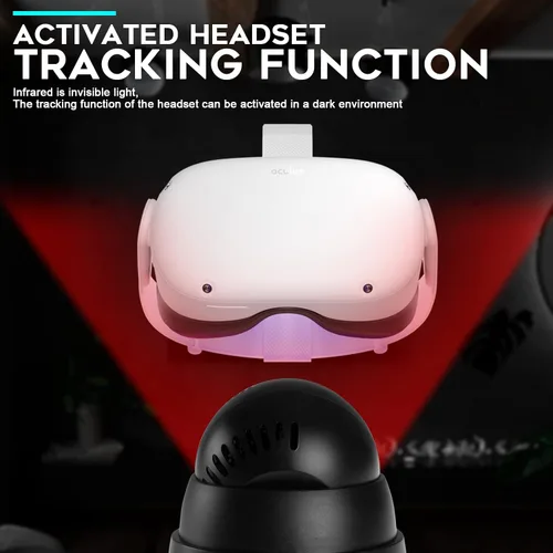 Vista 3 de Orzero Ir Illuminator Infrared Light Compatible for Quest, Quest 2, PSVR2, Enhance Hand Tracking Immersive No-Light Disturbance Increase Tracking