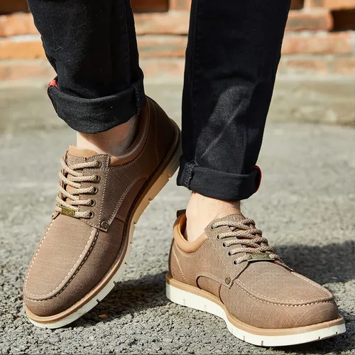 Vista 6 de Kkyc Zapatos de hombre cómodos y casuales con cordones