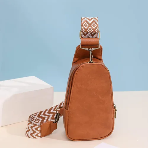 Vista 6 de LIMHOO Bolso bandolera para mujer, bolso cruzado de piel sintética