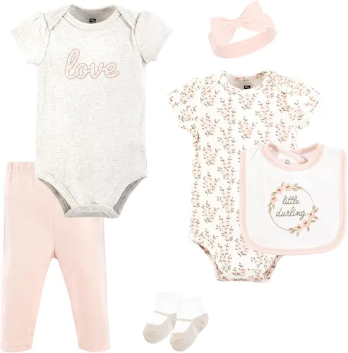 Vista 55 de Hudson Baby Juego de canastilla de algodón unisex para bebé Arcos de ballet Bunny