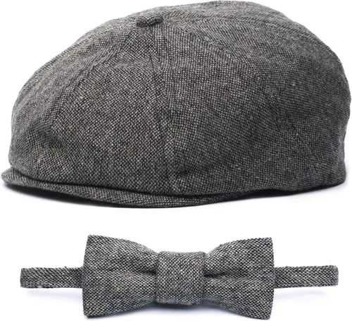 Vista 61 de Born to Love Gorro de conductor a rayas para niños pequeños
