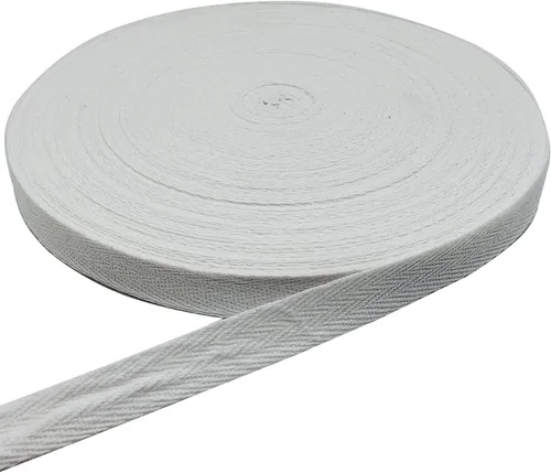 Vista 49 de Cinta de espiga de 50 yardas, cinta de algodón para coser (beige, 1 pulgada) Materiales respetuosos con el medio ambiente, suaves