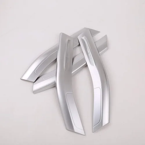 Vista 5 de YIWANG - Panel de decoración para puerta de coche (ABS cromado, 4 unidades) para Land Rover Range Rover Evoque 2019 2020, Sin llave de memoria