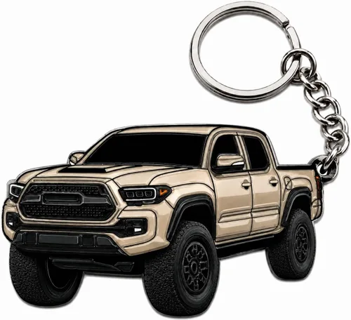 Vista 13 de Llavero Tacoma – Accesorios Tacoma 2016-2022 mods 2023 2024 Cool Key Chain Fob Cover 3ª generación Toy Truck