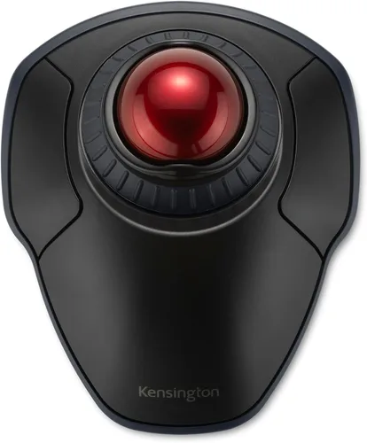 Vista 8 de Kensington Orbit Wireless Trackball inalámbrico con anillo de desplazamiento - Gris Espacial (K72675WW), Negro/Gris Anillo de desplazamiento