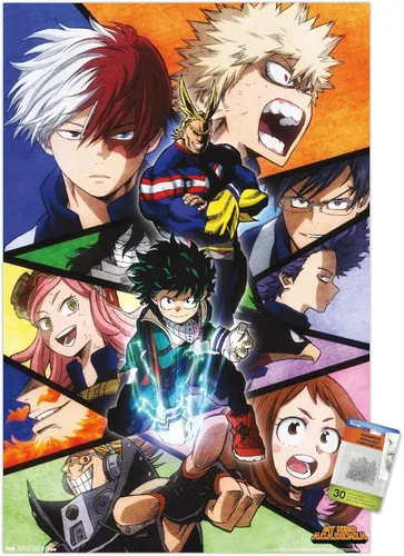 Vista 7 de My Hero Academia - Póster de pared con alfileres