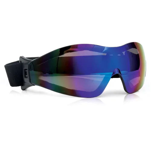 Vista 9 de BISON LIFE Gafas de seguridad Mirage con lente negra, ANSI Z87.1, paquete de 1