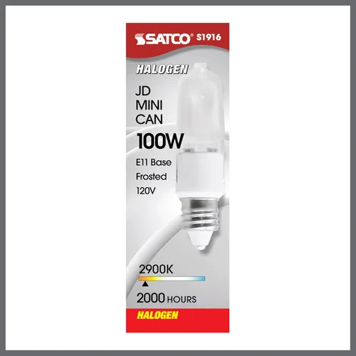 Vista 2 de Foco de luz, S3165, 120V 35W T4 E11, transparente, S1916, 100watts, 120 volts