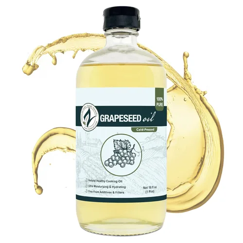 Vista 9 de 100 % aceite puro de semilla de uva, prensado en frío, virgen, sin diluir