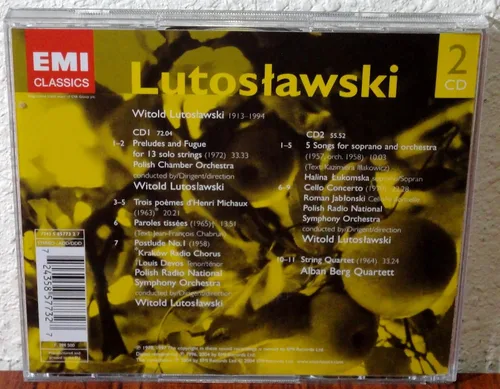 Vista 2 de String Quartet Songs Orchestral Works