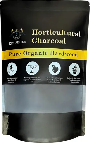Vista 9 de Carbón hortícola orgánico y carbón de terrario Carbón para plantas Carbón de madera dura puro para plantar y jardinería Biochar de arce