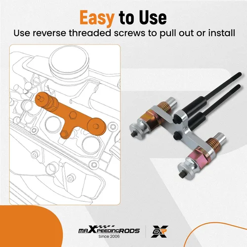 Vista 6 de maXpeedingrods Juego de herramientas de extracción e instalación de inyector de combustible para BMW N20 N55, extractor de inyector de motor 130320