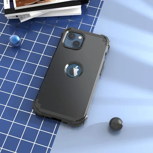Vista 3 de IDweel Funda para iPhone 13 con Protector de Pantalla, para Funda iPhone 14, Híbrida Resistente a Golpes de Servicio Pesado Protección Cubierta Dura