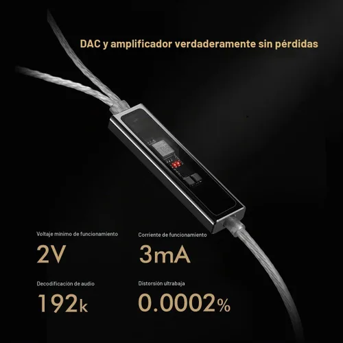 Vista 3 de Questyle NHB12 - Auriculares con cable para iPhone con amplificadores de auriculares [Certificado Apple MFi] Verdaderos auriculares intrauditivos