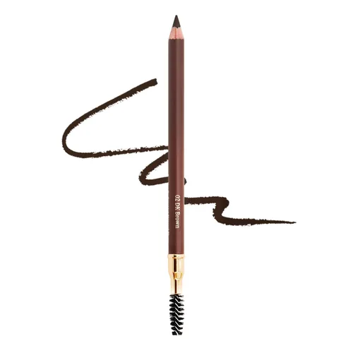 Vista 4 de Bodermincer 6 colores a elegir lápiz de cejas impermeable marrón oscuro lápiz de cejas (B01-negro)