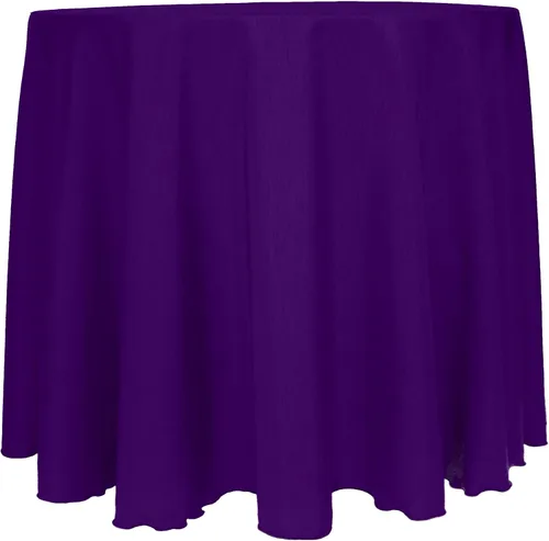 Vista 35 de Mantel reversible de satén Shantung de Ultimate Textile Majestic 96" redondo, Satin, Paquete de 2