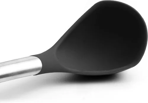 Vista 3 de Cuisipro Cucharón de silicona de 12.25", negro