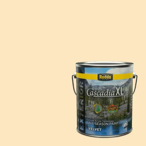 Vista 192 de Rodda Paint CASCADIA XL Pintura e imprimación satinada exterior en uno, cuarto de galón, otoño niño