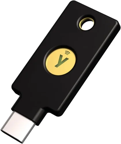 Vista 10 de Yubico - Clave de seguridad C NFC - Compatibilidad básica - Autenticación multifactor (MFA) Clave de seguridad y llave de acceso, Conexión a través
