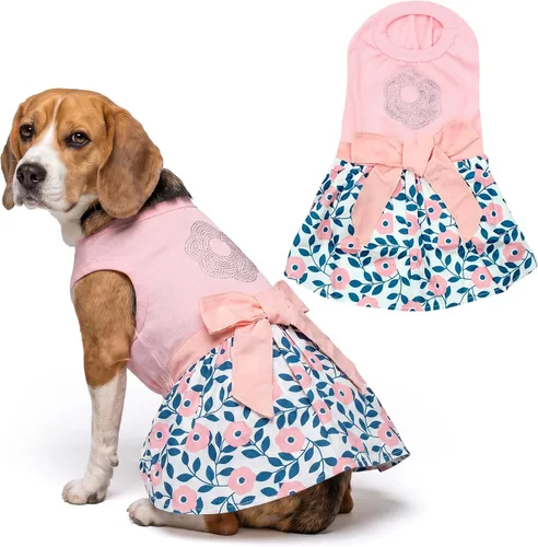 Vista 131 de Parisian Pet Chambray - Vestido para perro - Ligero sin mangas para perro, niña, talla XS Chambray en general