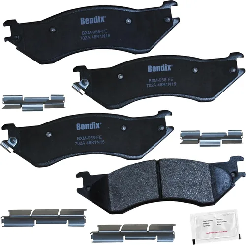 Vista 50 de Bendix Priority1 CFC154 - Juego de pastillas de freno de disco para Avanti II, Century, LeSabre, Regal, Riviera, chasis comercial, DeVille